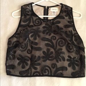 Juniors size large crop top by Sienna Sky